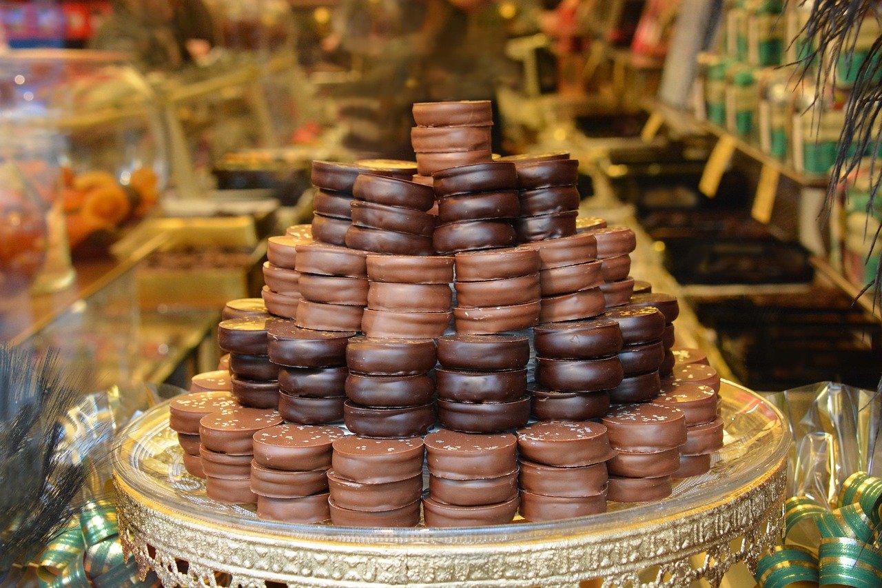 チョコレートタワーの画像